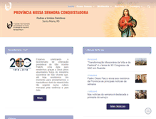 Tablet Screenshot of pallotti.com.br